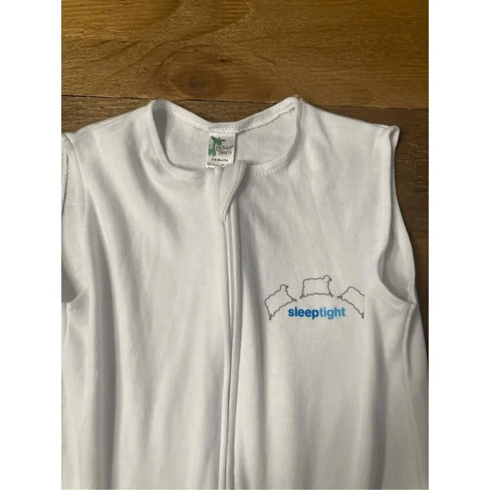 Laughing Giraffe 0-6 month sleep sack white baby infant